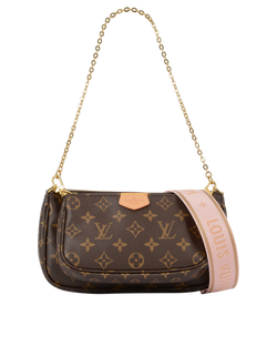Multi Pochette Accessoire, Canvas, Monogram/Pink, DR4270, DB/S/E, 2*
